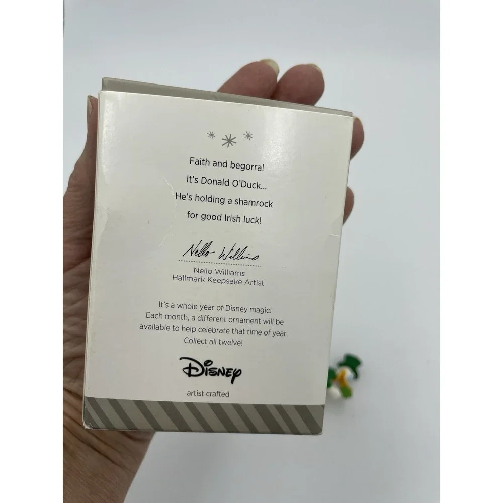 Disney Hallmark Ornament Lucky Donald Duck A Year‎ of Disney Magic